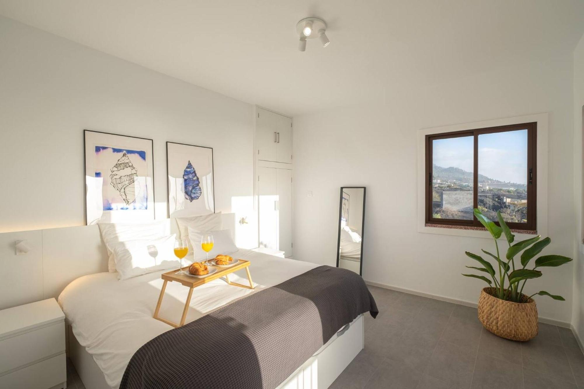 Finca Las Huellas - Moderno Apartamento Con Vistas Al Mar Y Al Volcan Лос Лианос де Аридане Екстериор снимка